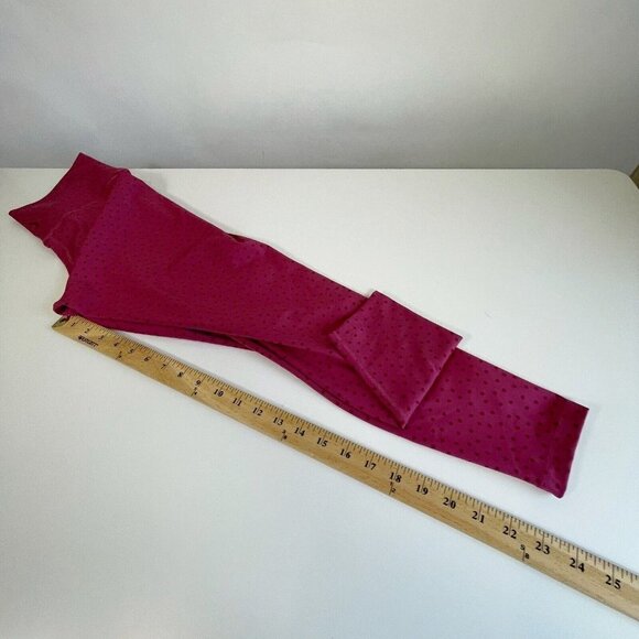 Nike Womens Yoga Dot Twist 7/8 Capri Tights Pink Size M Athletic CZ9144-633 - Picture 12 of 12